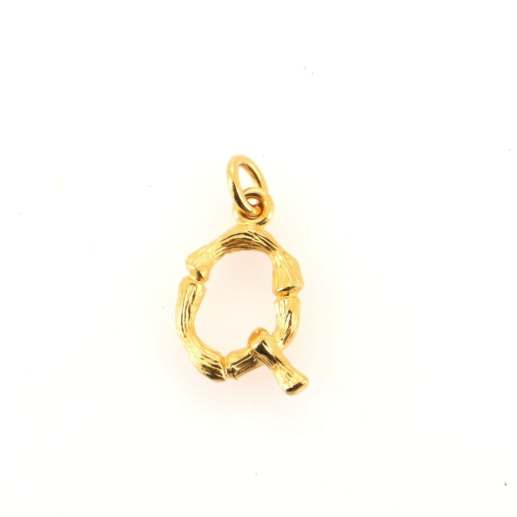 Alphabet Pendant Necklace Metal Mini