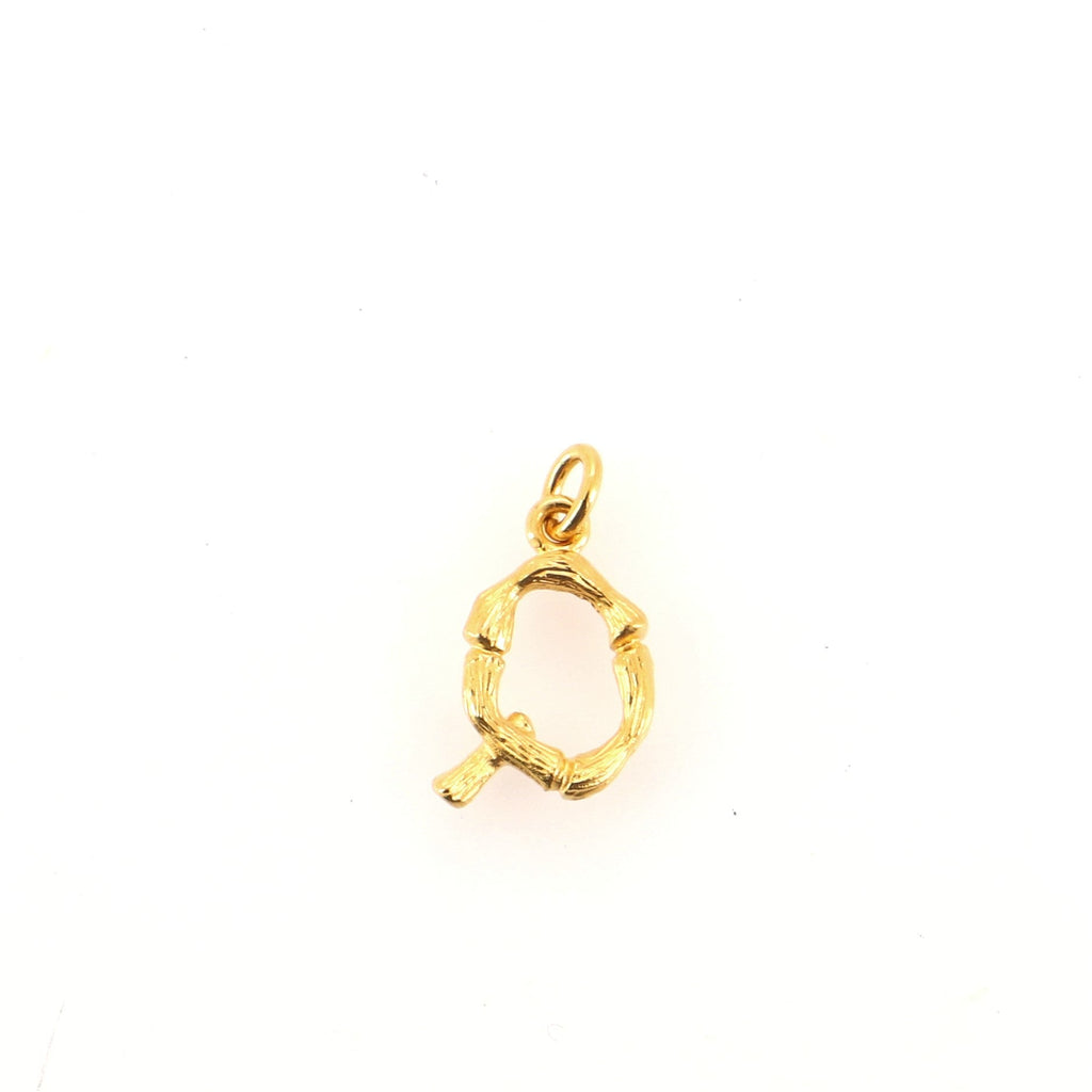 Alphabet Pendant Necklace Metal Mini
