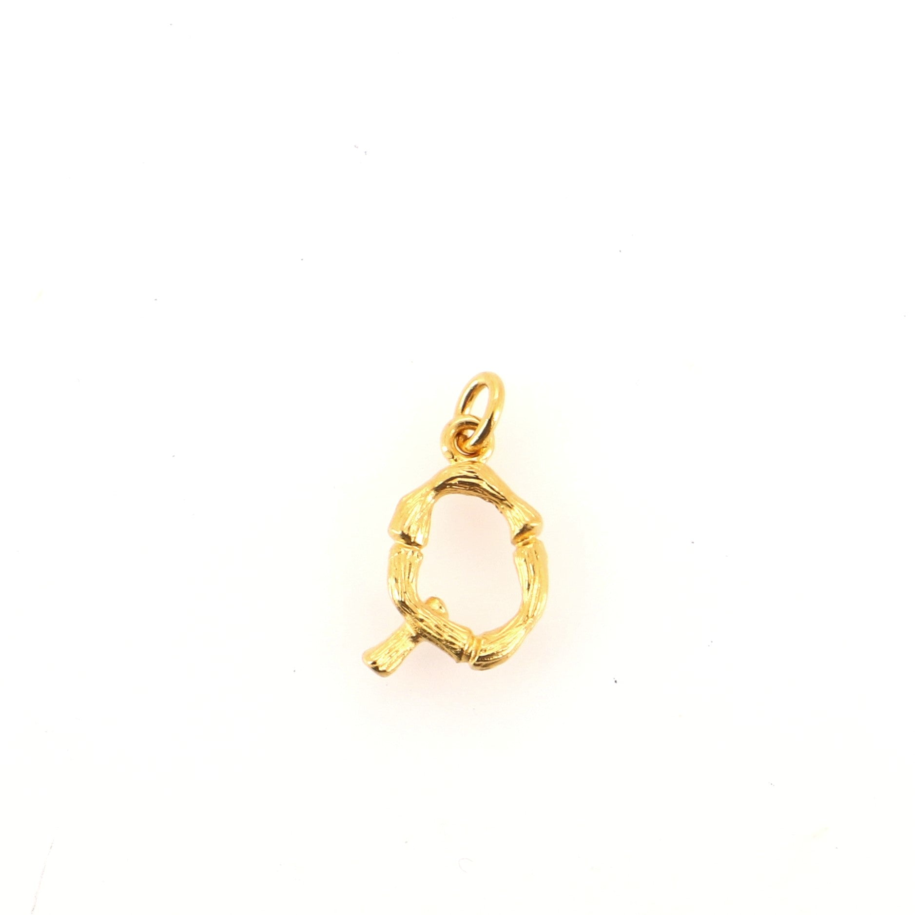 Alphabet Pendant Necklace Metal Mini