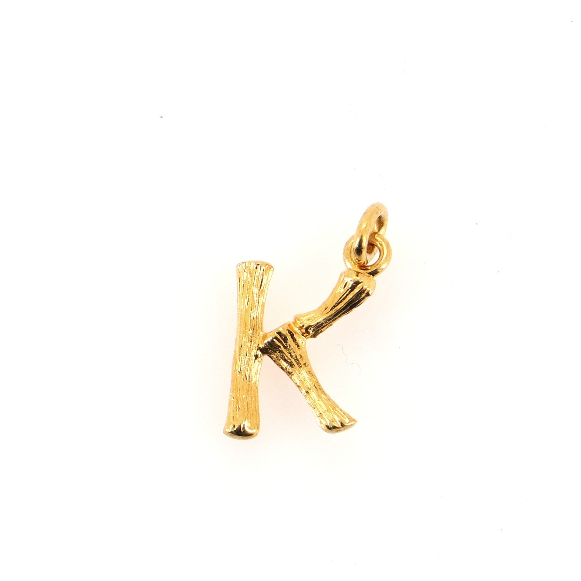 Alphabet Pendant Necklace Metal Mini