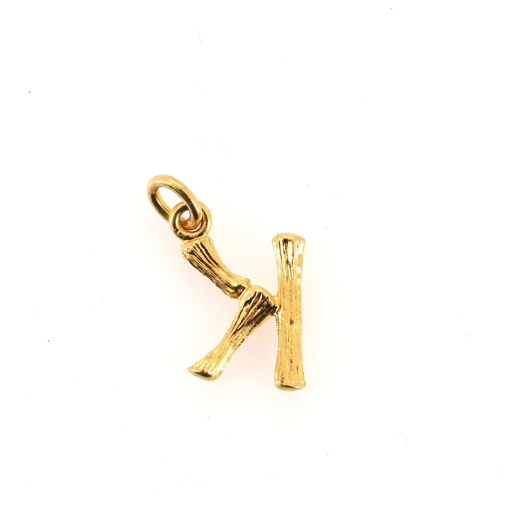 Alphabet Pendant Necklace Metal Mini