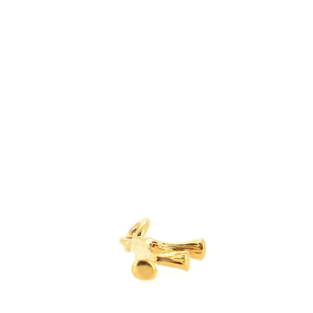 Alphabet Pendant Necklace Metal Mini
