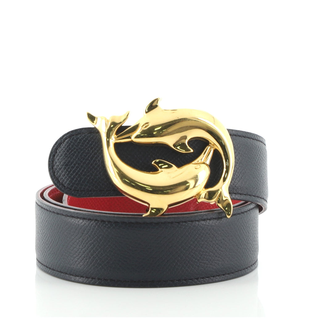 Dolphin Belt Leather Medium 75