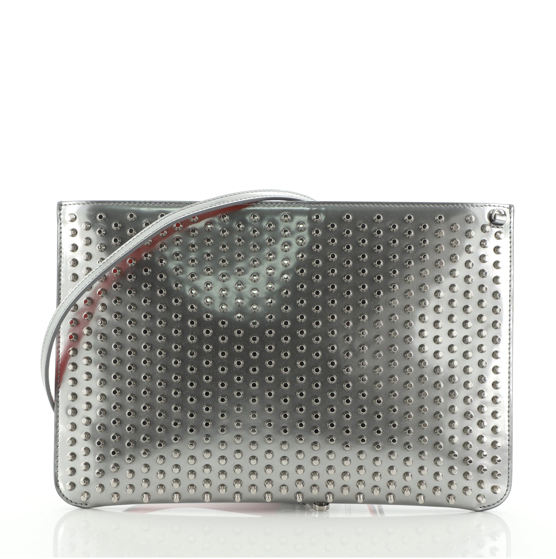 Loubiposh Clutch Spiked Patent
