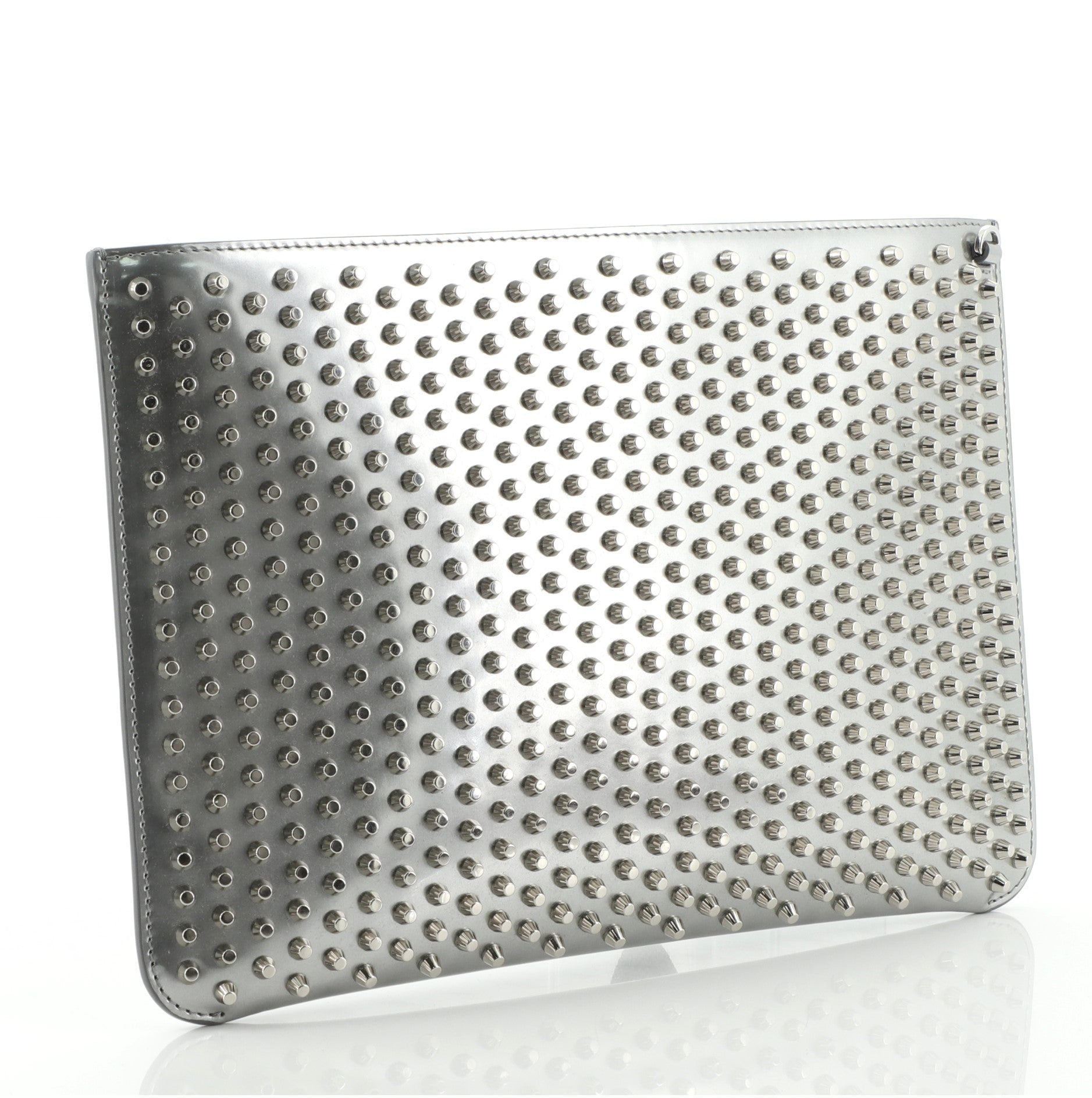 Loubiposh Clutch Spiked Patent