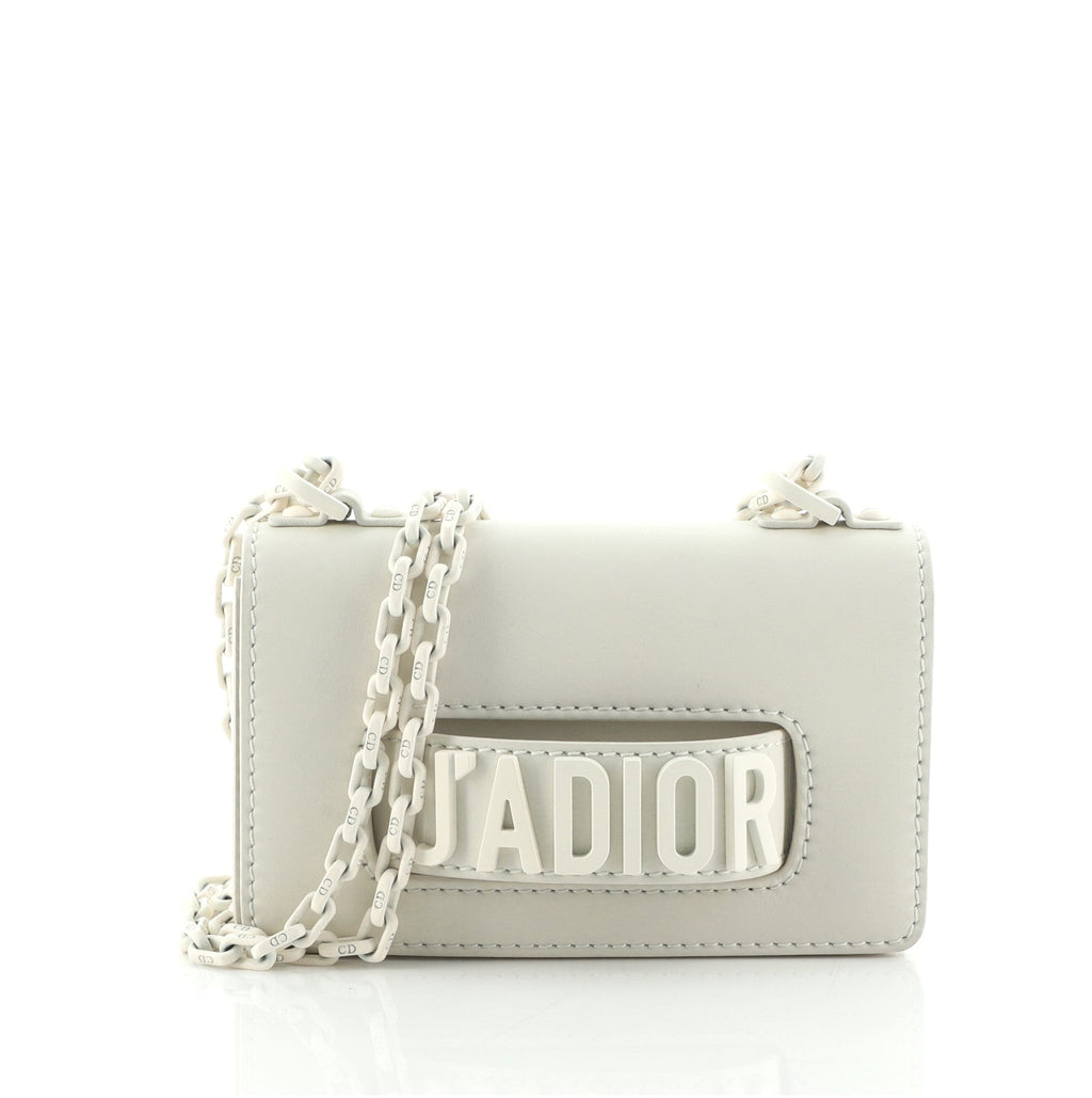 Ultra Matte J'Adior Flap Bag Matte Calfskin Mini