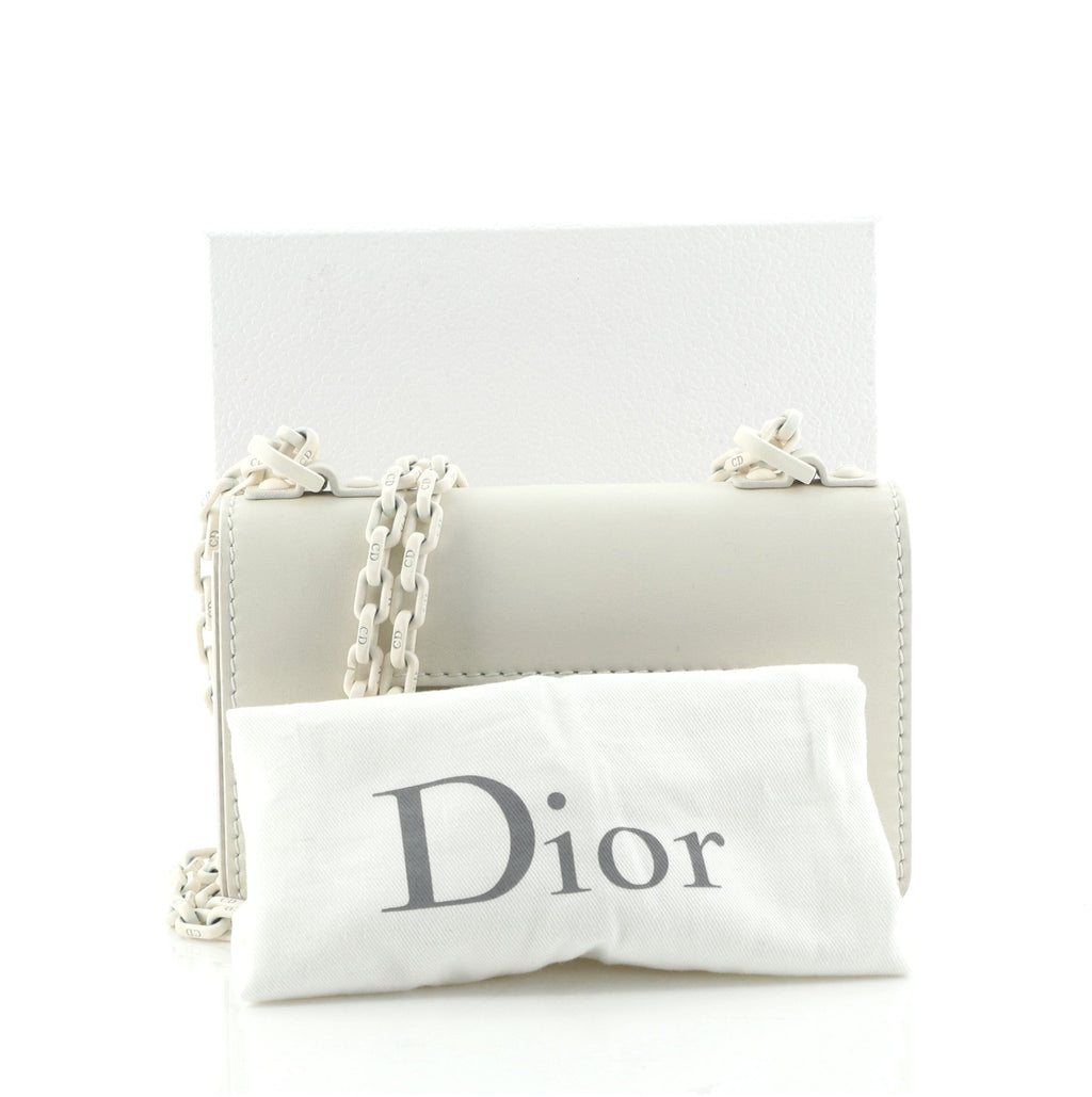 Ultra Matte J'Adior Flap Bag Matte Calfskin Mini