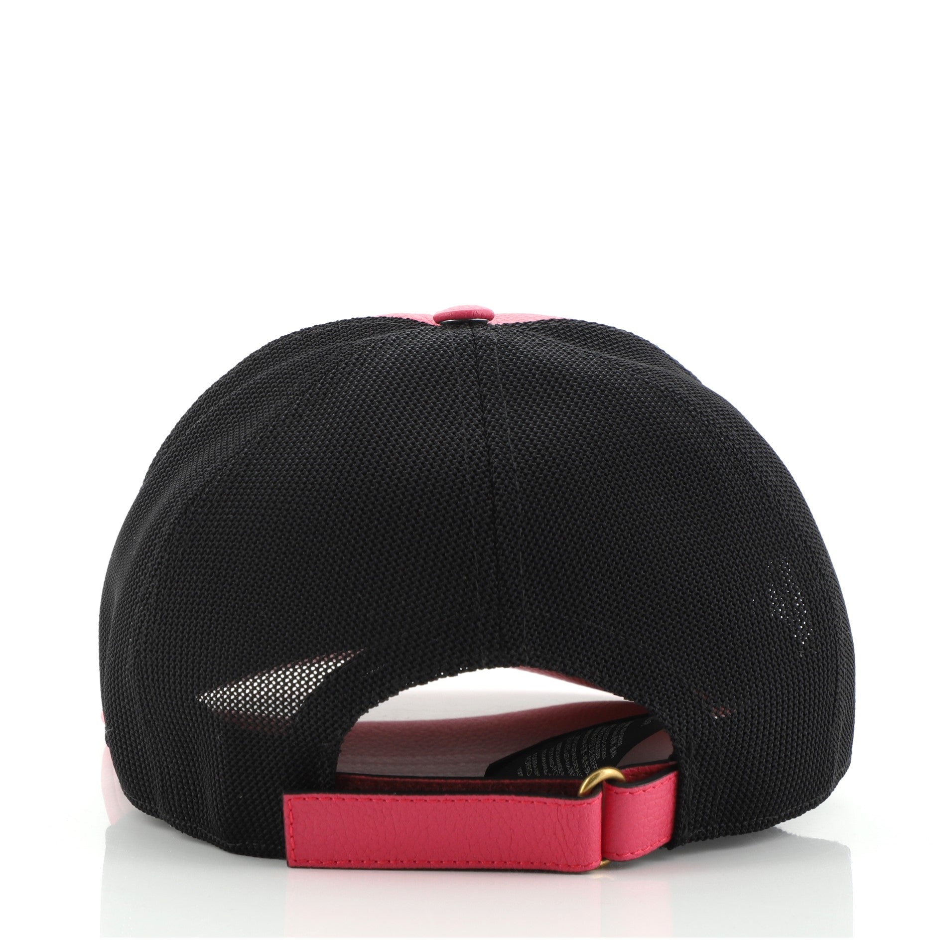 Logo Baseball Cap Printed Leather Large
