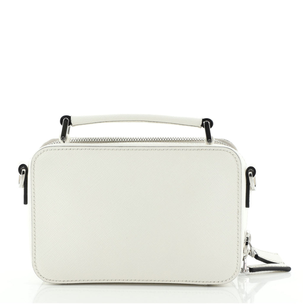 Brique Crossbody Bag Saffiano Leather Mini