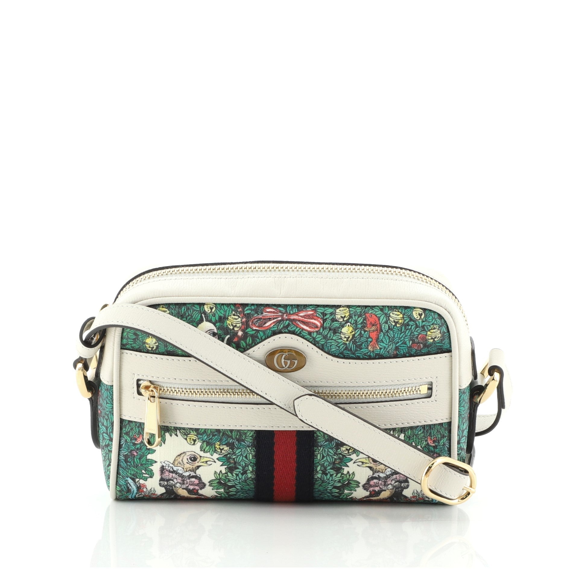 Ophidia Shoulder Bag Limited Edition Printed Coated Canvas Mini