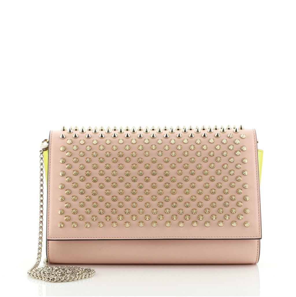 Paloma Clutch Spiked Leather