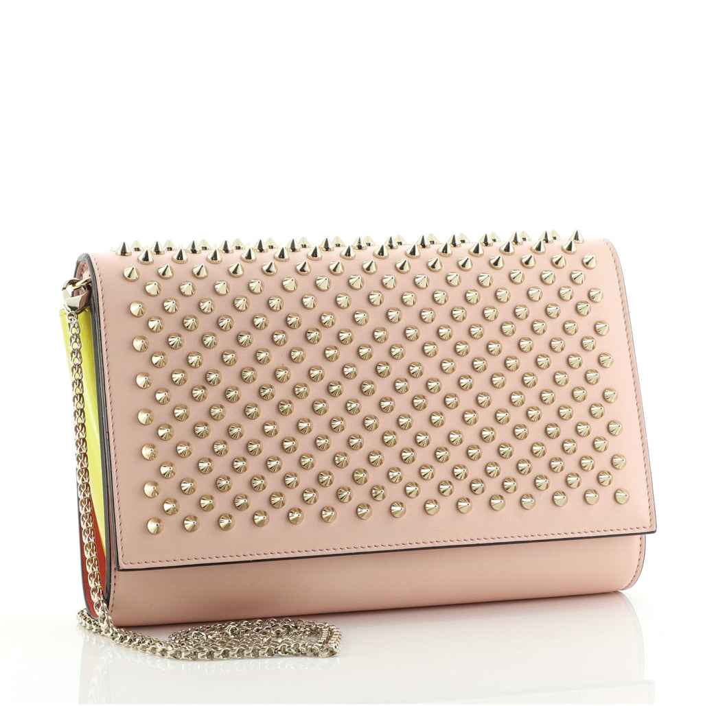 Paloma Clutch Spiked Leather