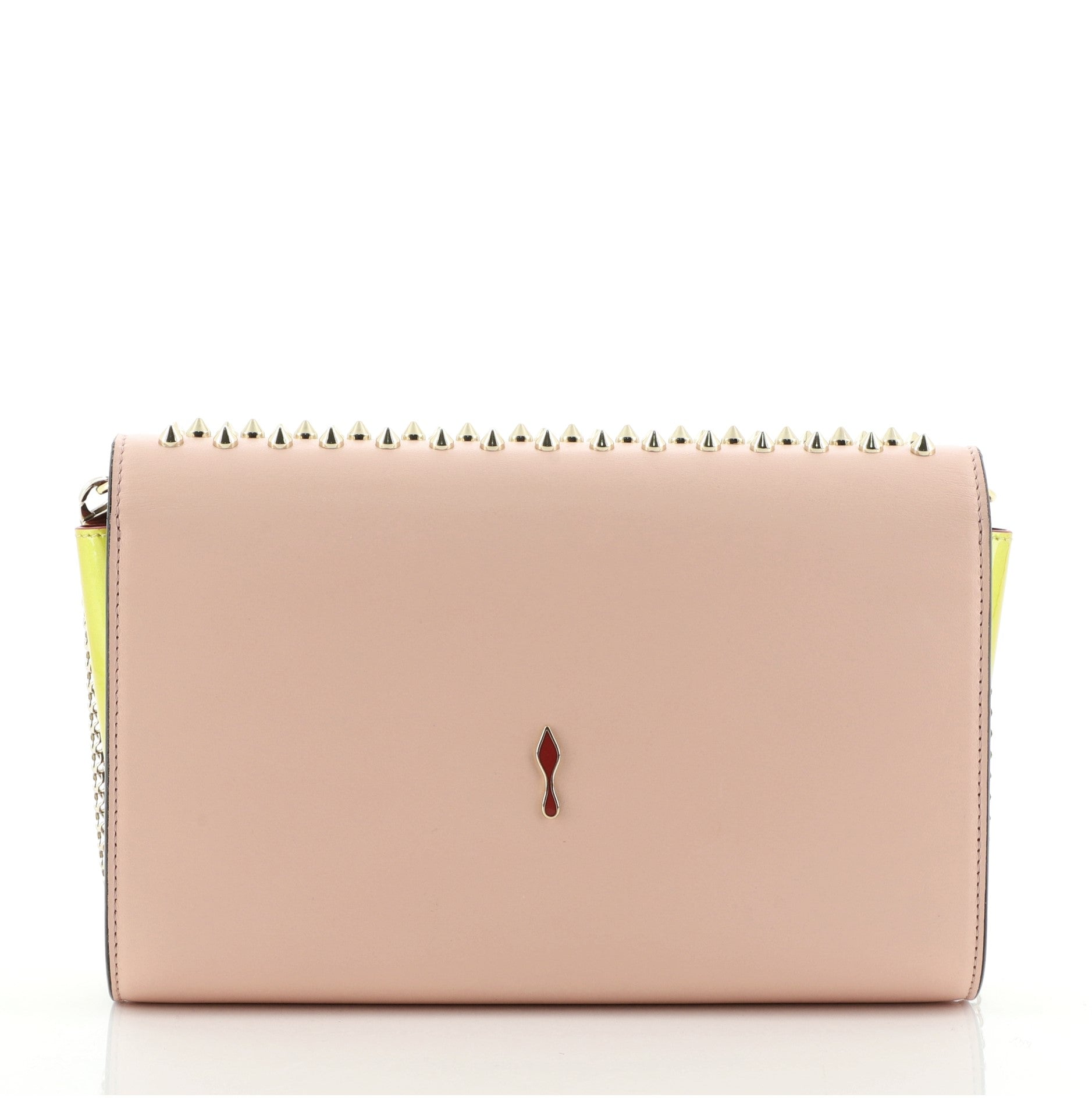 Paloma Clutch Spiked Leather