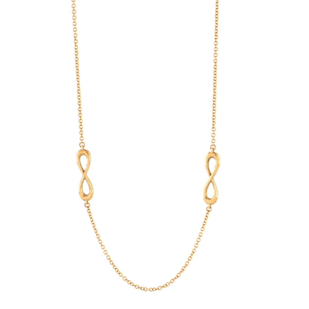 Endless Infinity Necklace 18K Rose Gold