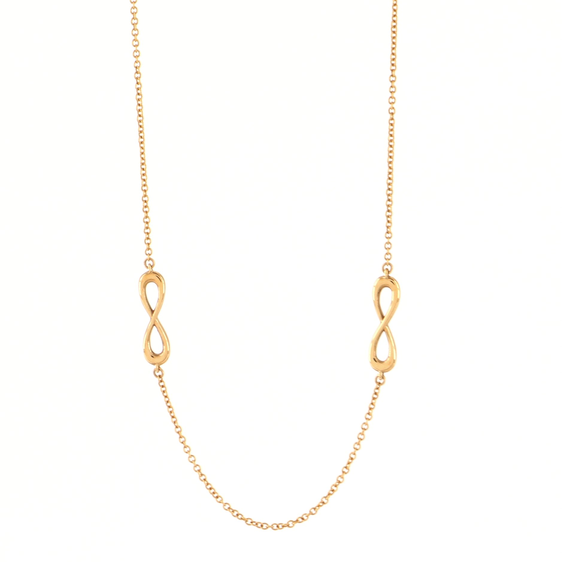 Endless Infinity Necklace 18K Rose Gold