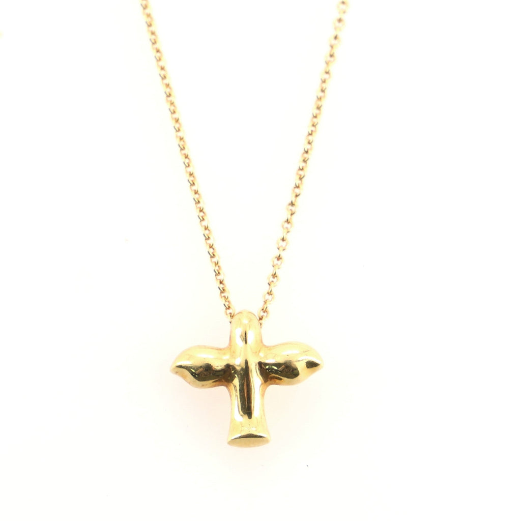 Elsa Peretti Dove Pendant Necklace 18K Yellow Gold