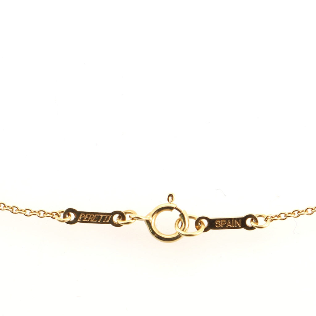 Elsa Peretti Dove Pendant Necklace 18K Yellow Gold