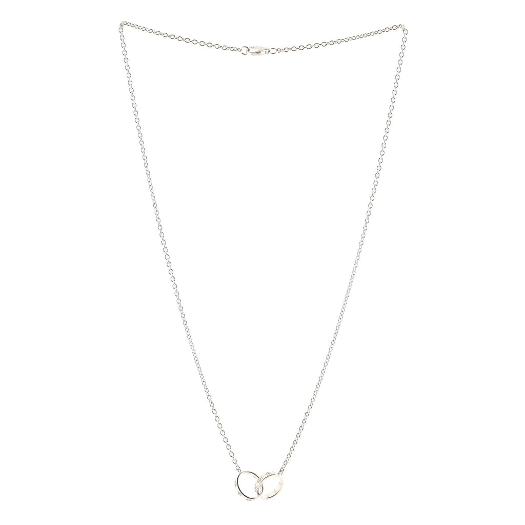 LOVE Pendant Necklace 18K White Gold