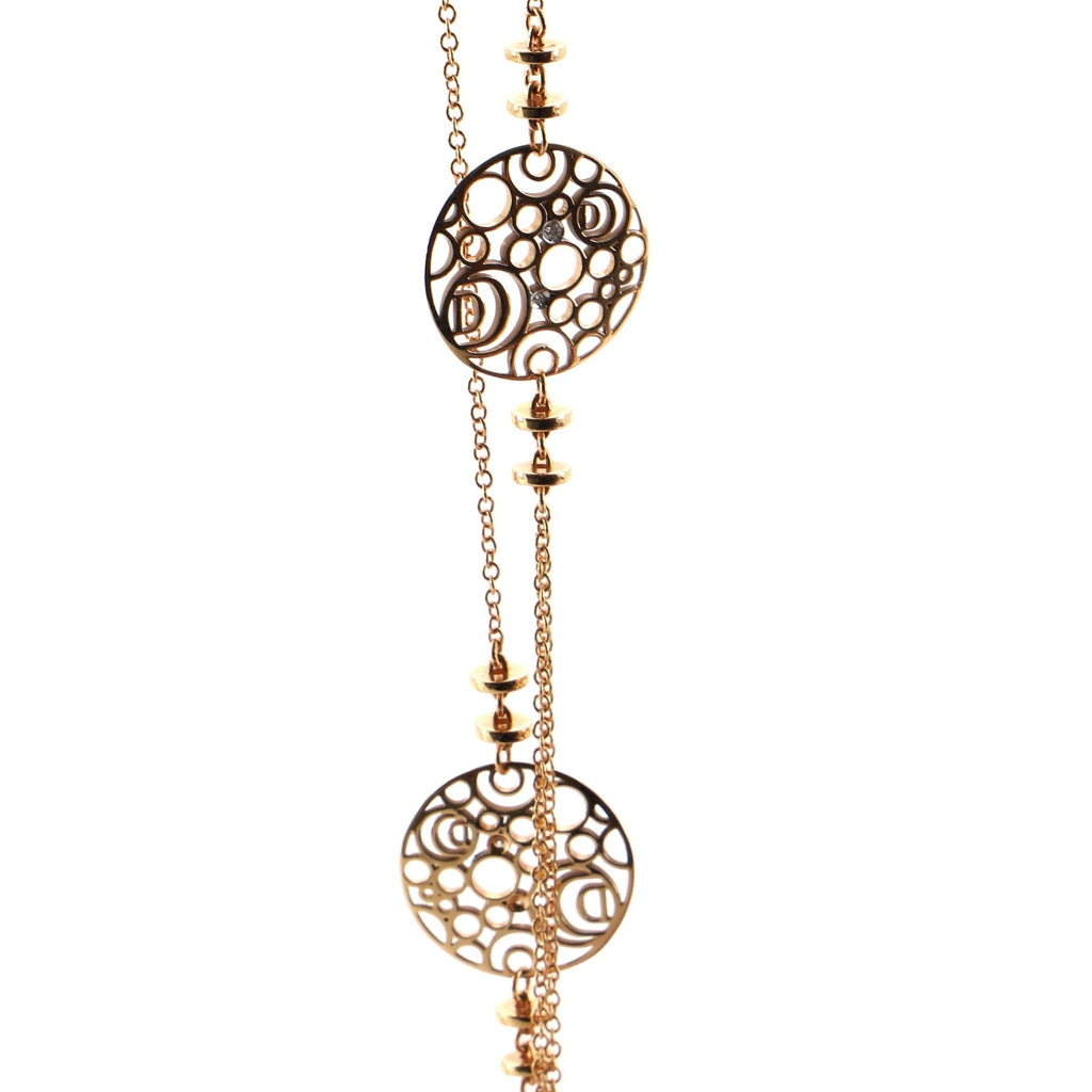 Diamantissima Long Necklace 18K Rose Gold and Diamonds