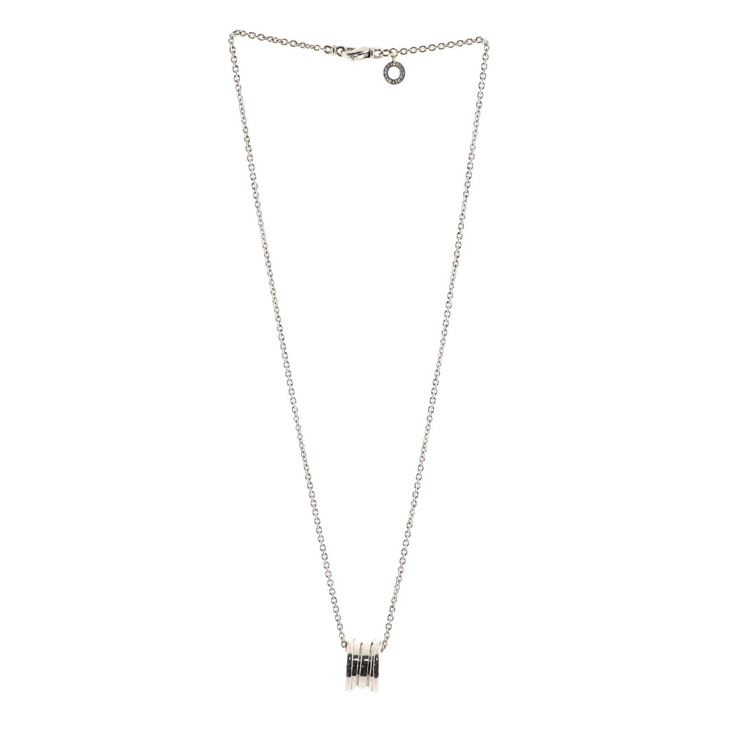 B.Zero1 Pendant Necklace 18K White Gold