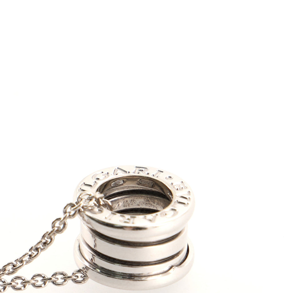 B.Zero1 Pendant Necklace 18K White Gold