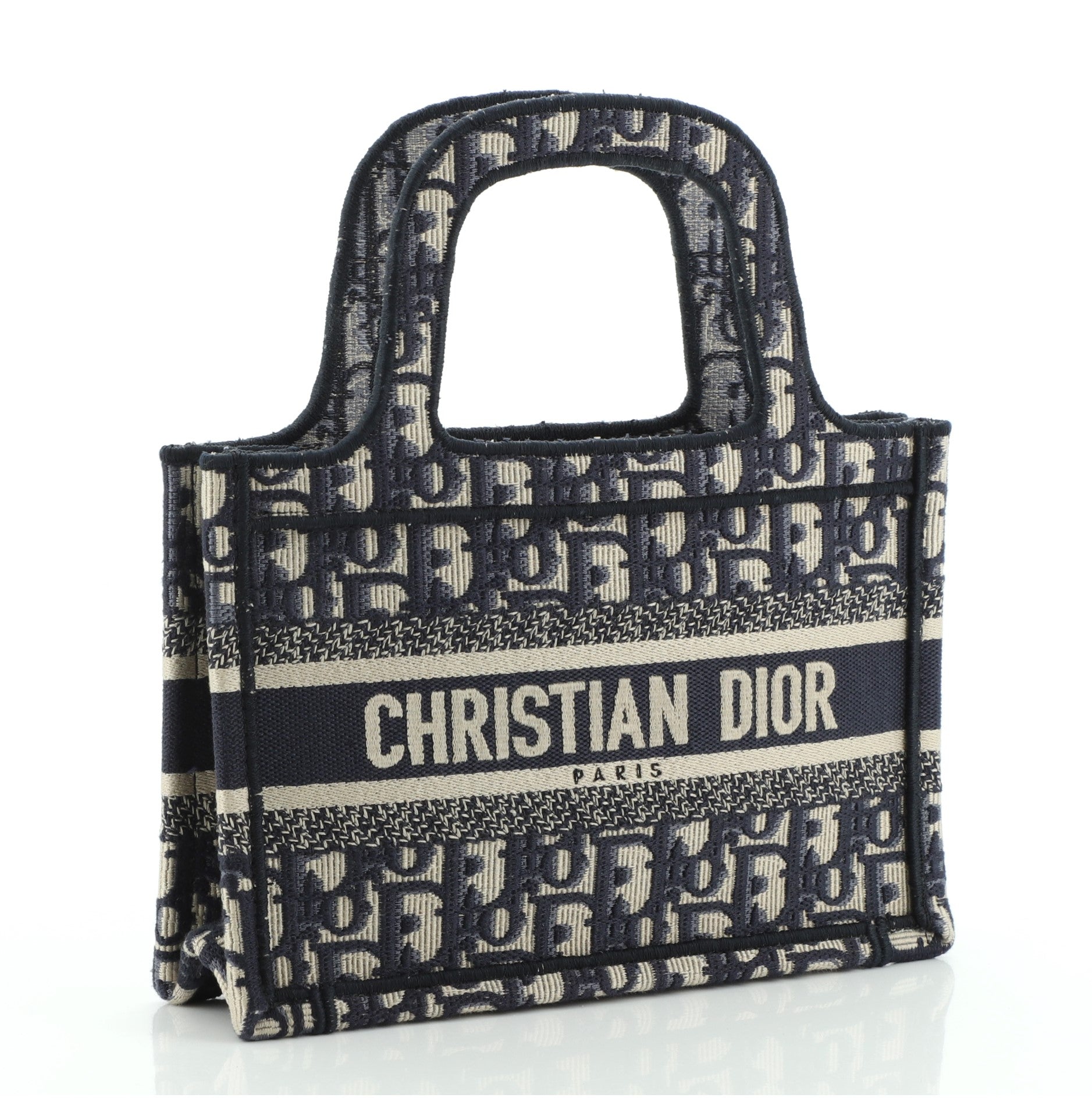 Book Tote Oblique Canvas Mini