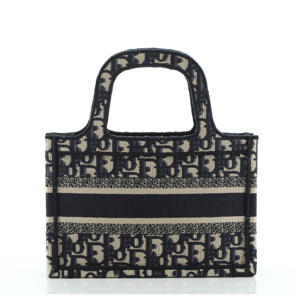 Book Tote Oblique Canvas Mini