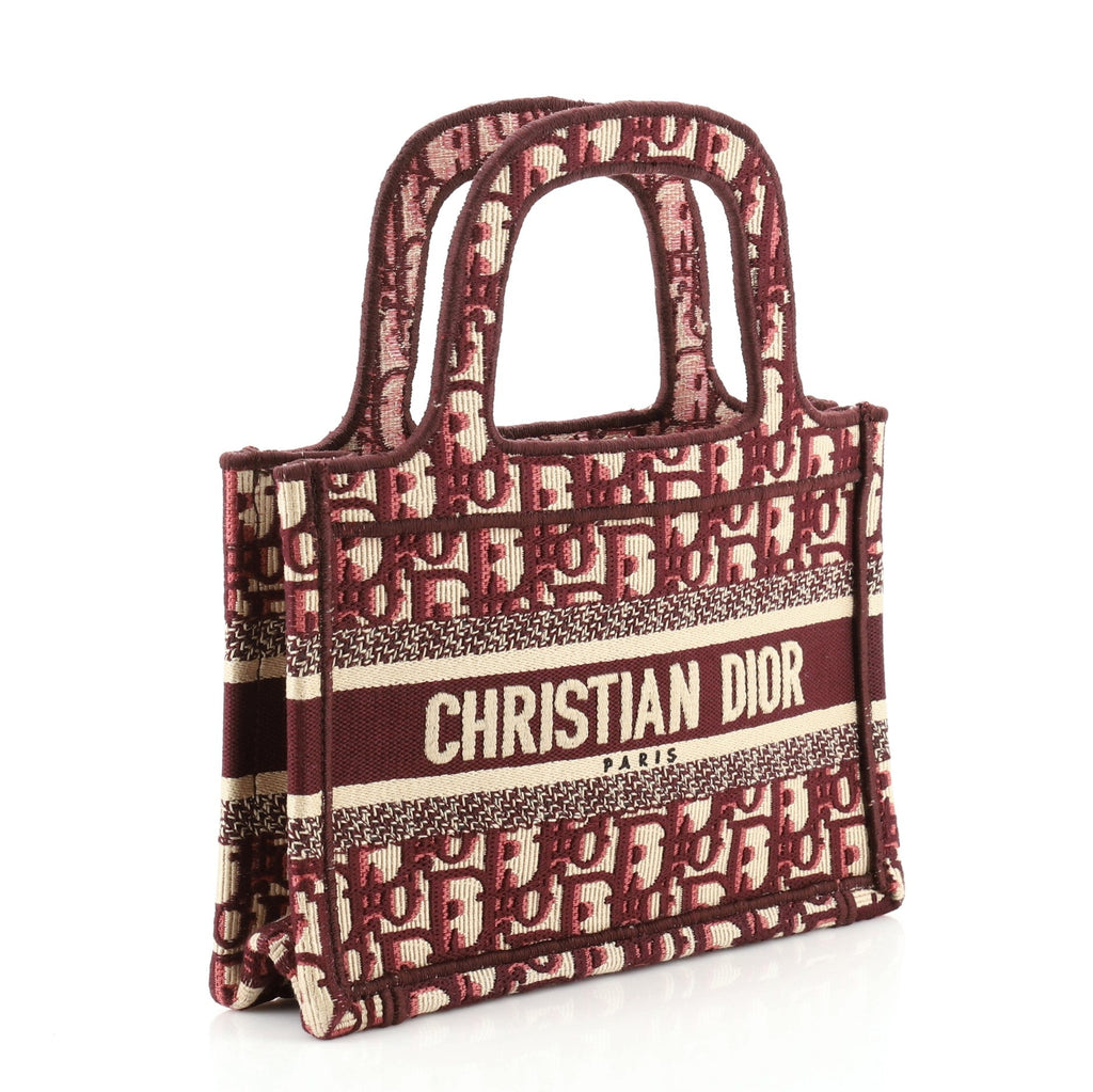 Book Tote Oblique Canvas Mini