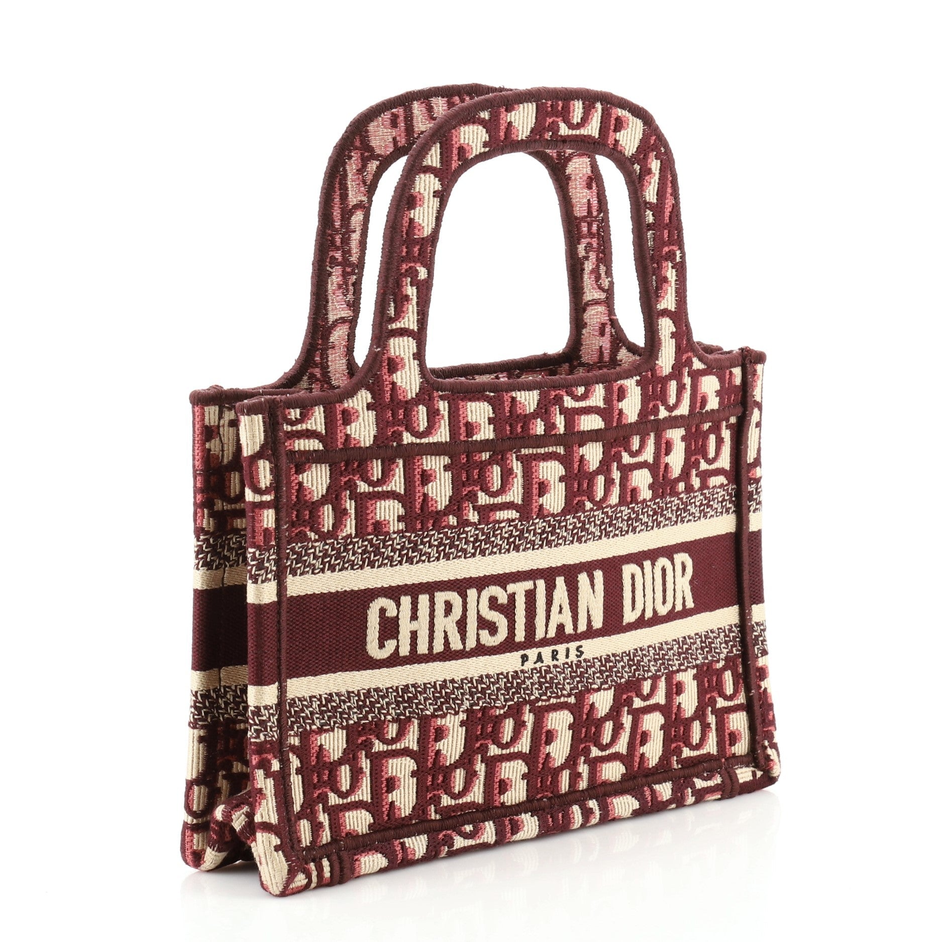 Book Tote Oblique Canvas Mini