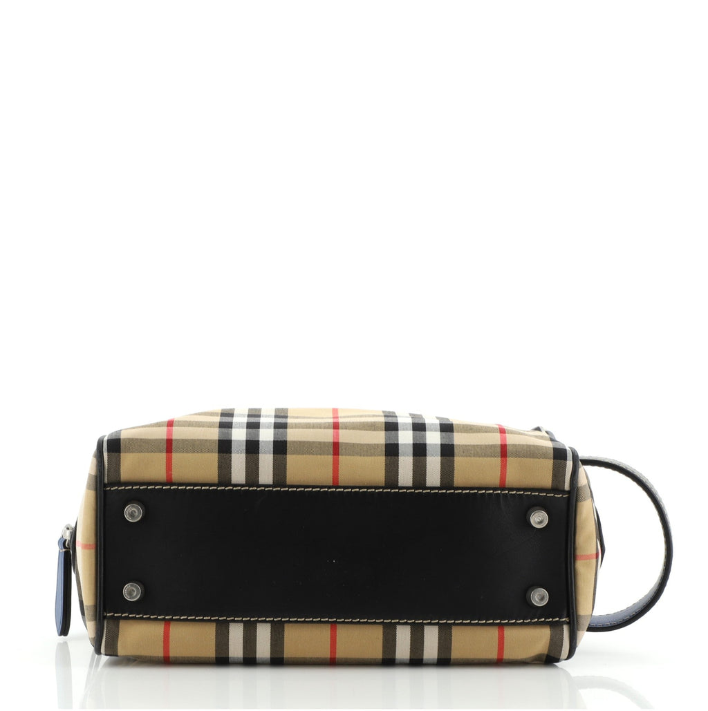 Cosmetic Pouch Vintage Check Canvas