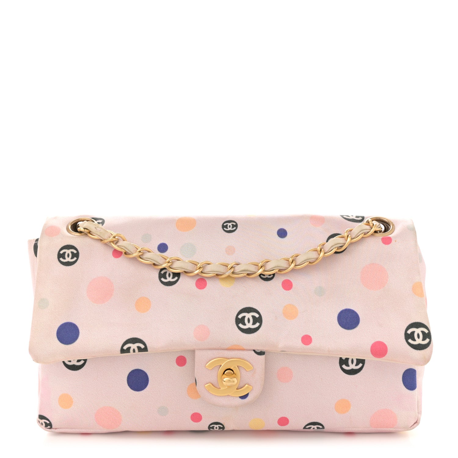 Satin Printed Small Single Flap Mutlicolor