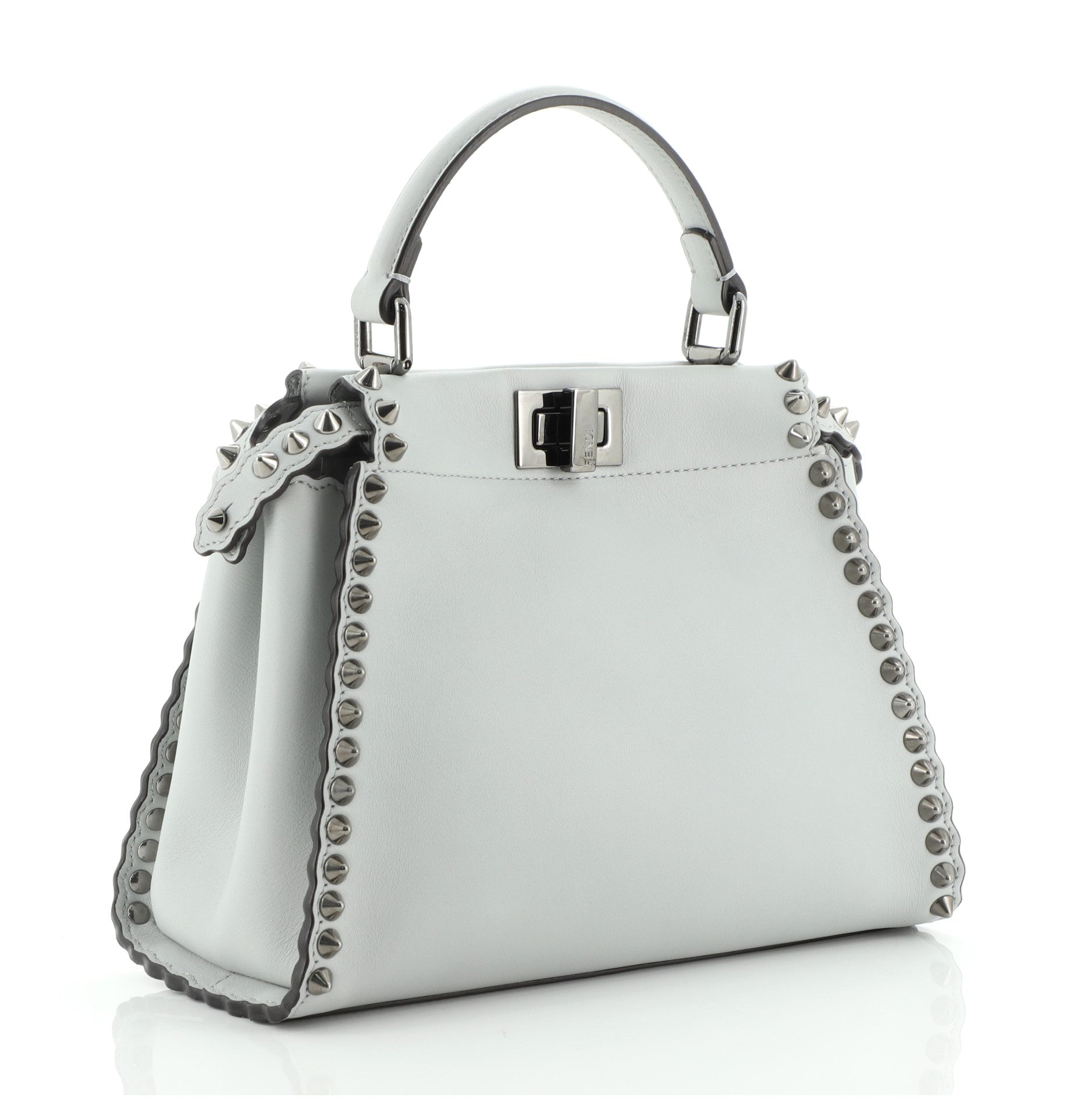 Peekaboo Bag Leather with Studded Detail Mini