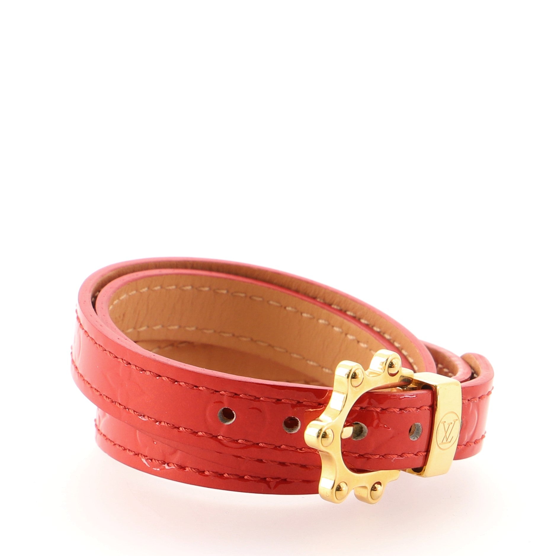 Triple Tour Bracelet Monogram Vernis