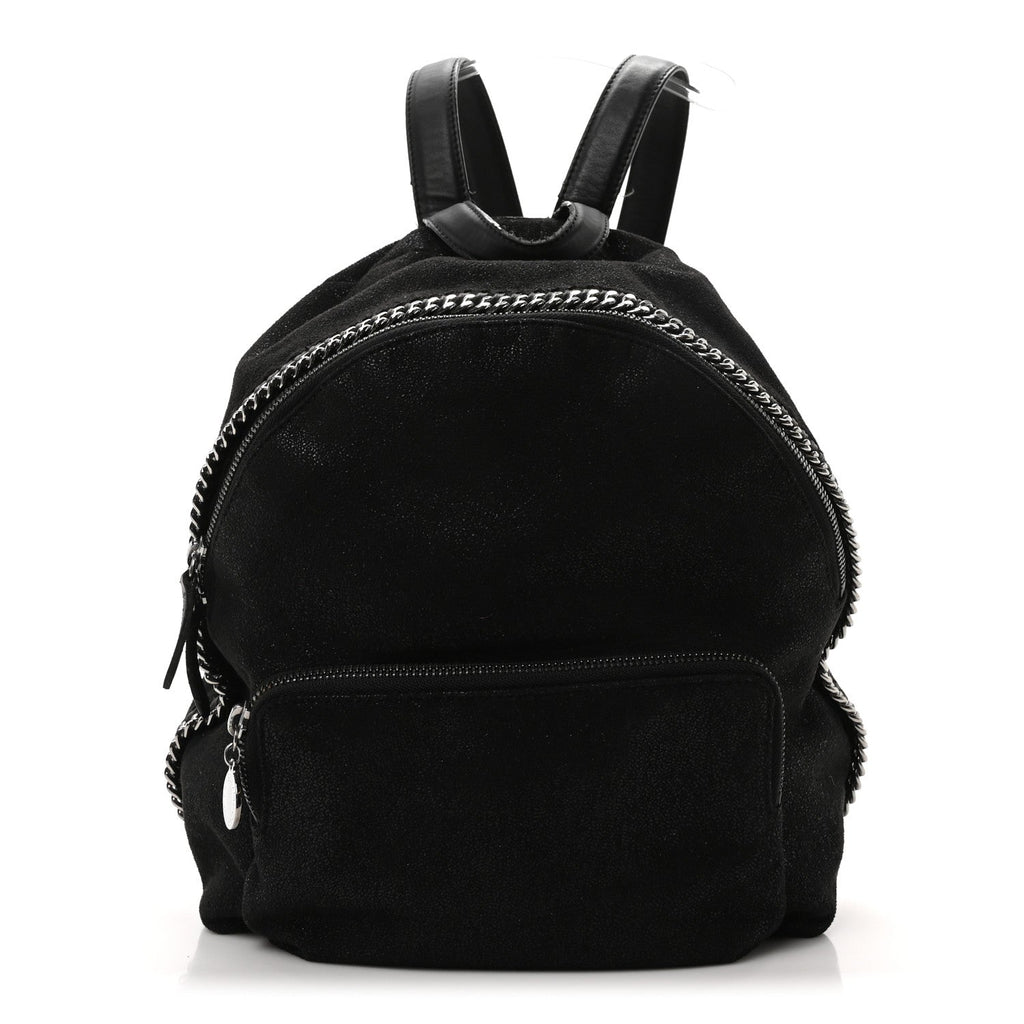 Shaggy Deer Small Falabella Backpack Black