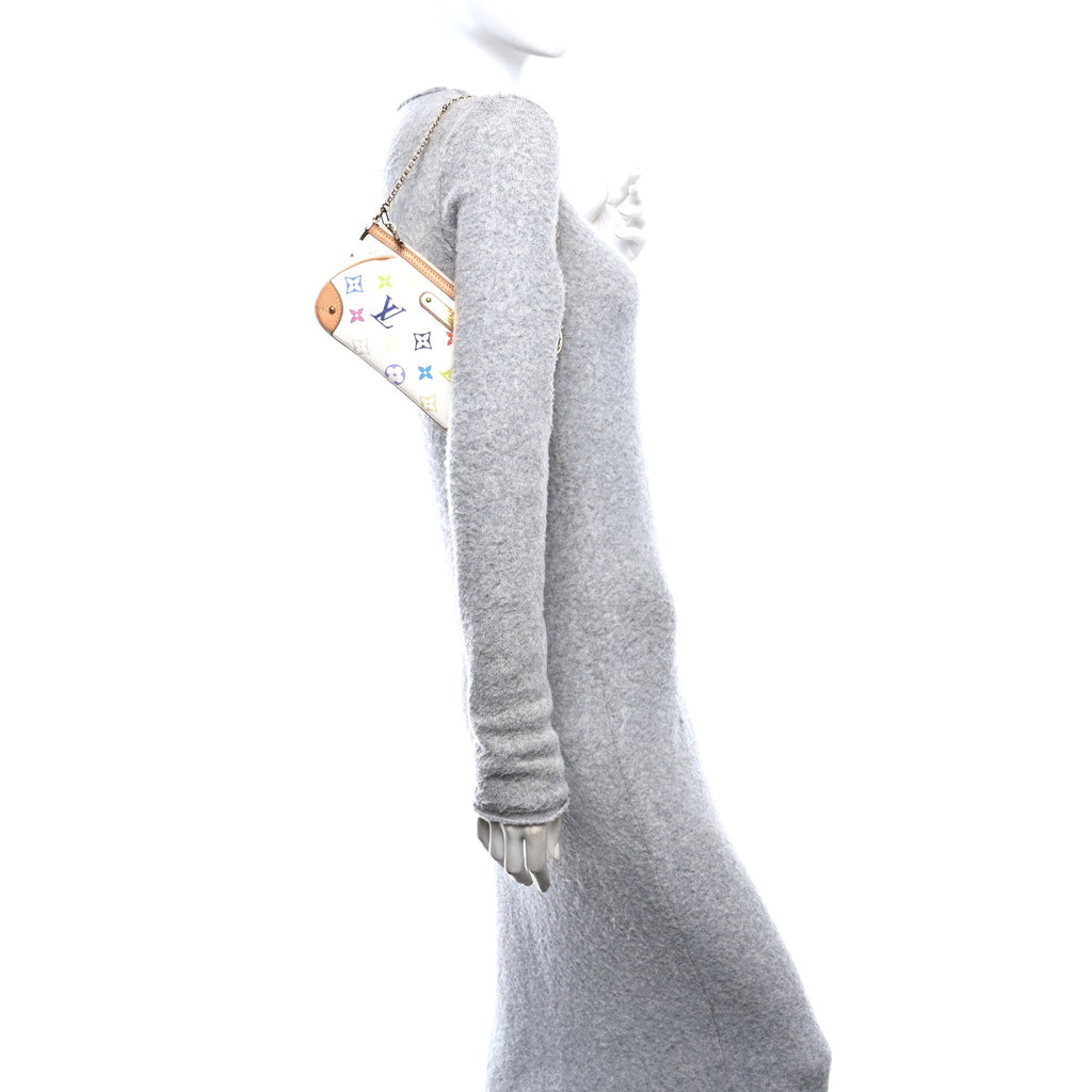 Monogram Multicolor Pochette Milla MM White