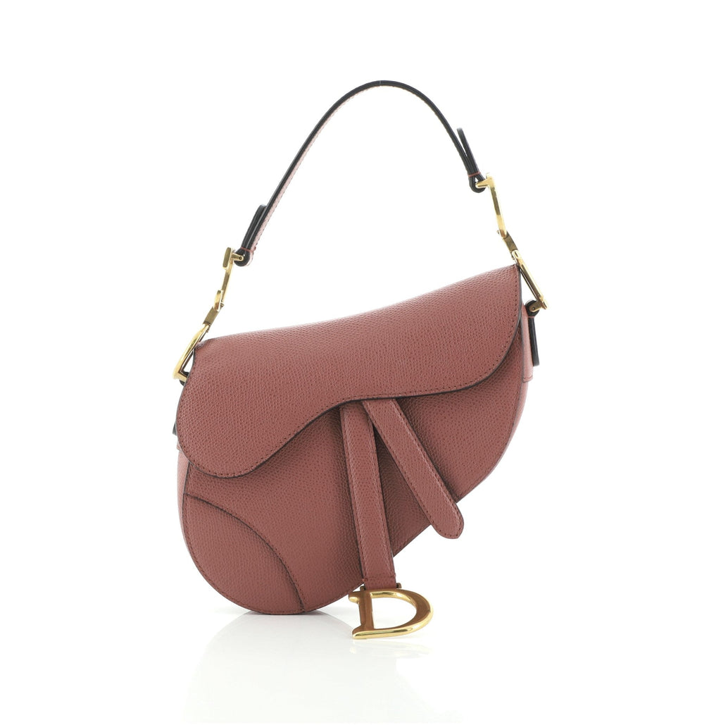 Saddle Handbag Leather Mini