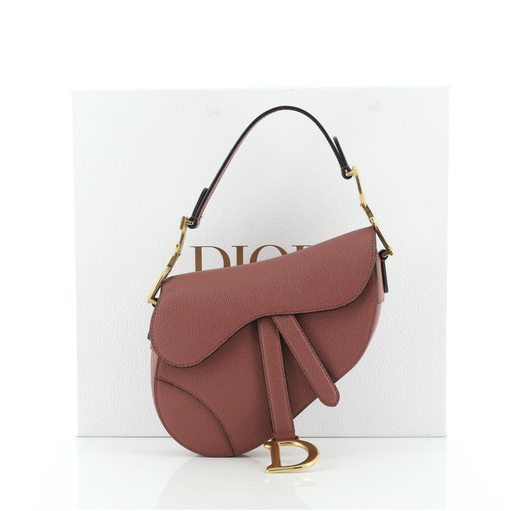 Saddle Handbag Leather Mini