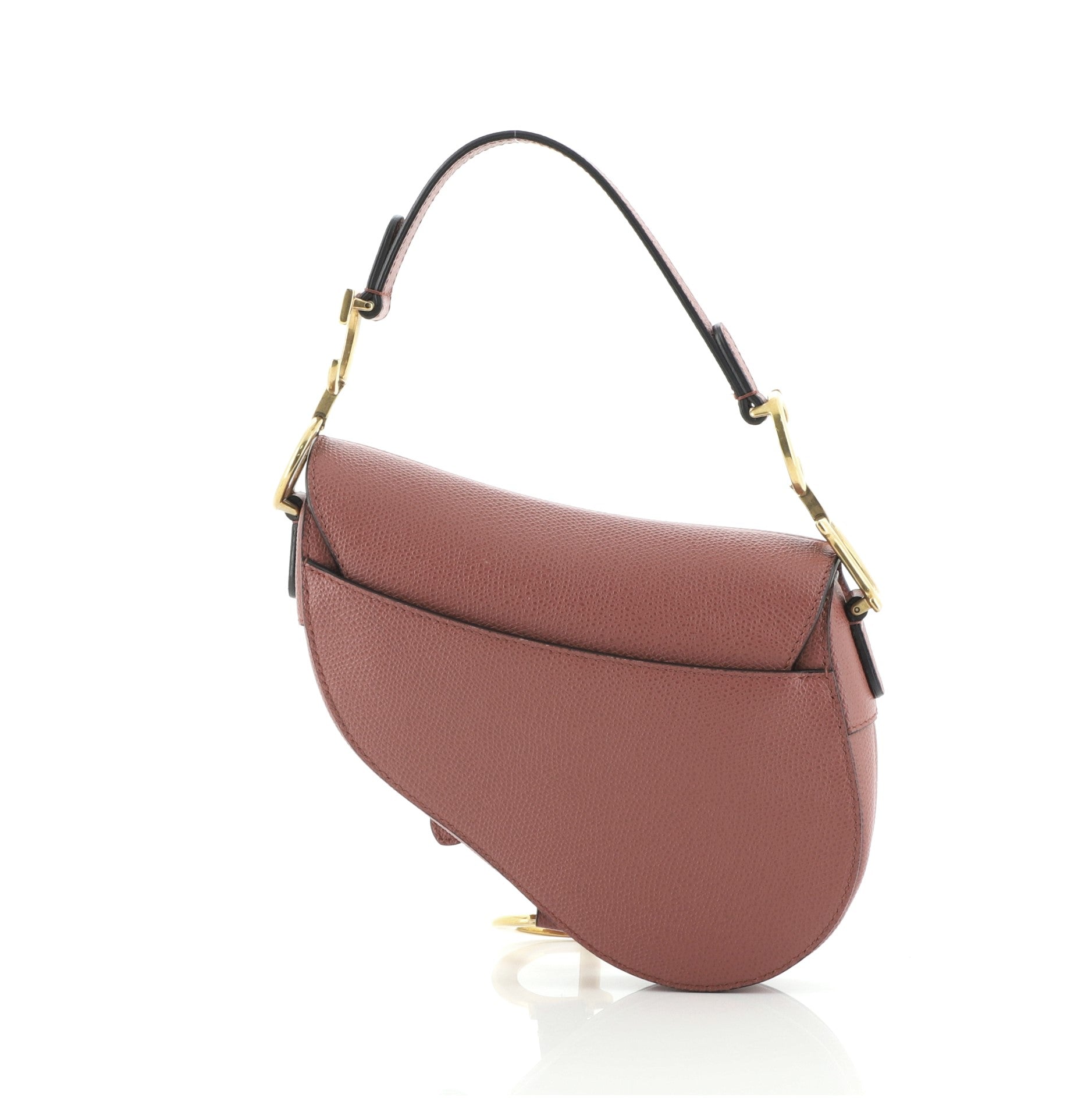 Saddle Handbag Leather Mini