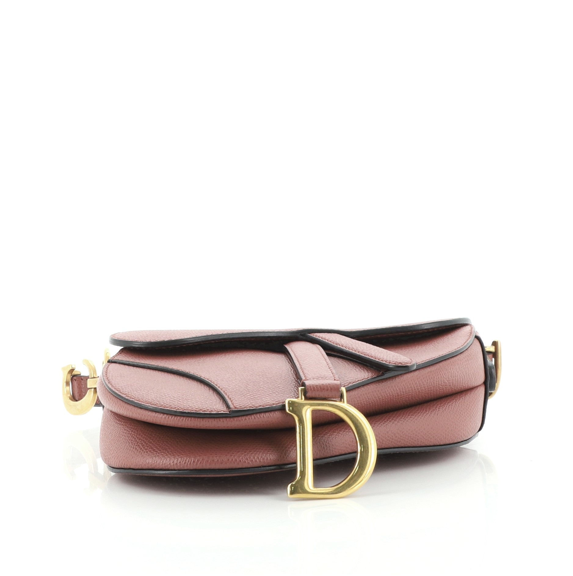 Saddle Handbag Leather Mini