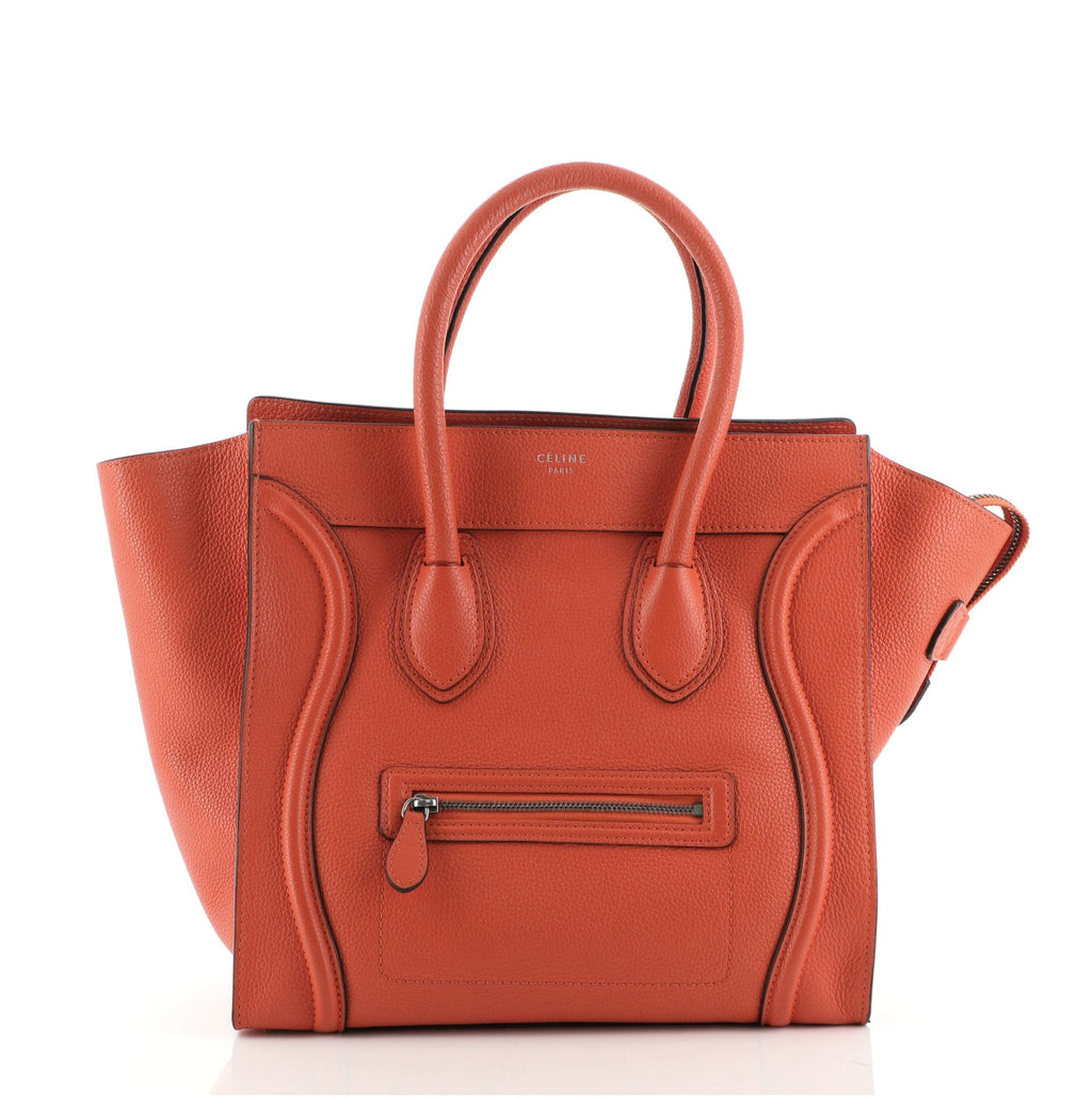 Luggage Bag Grainy Leather Mini