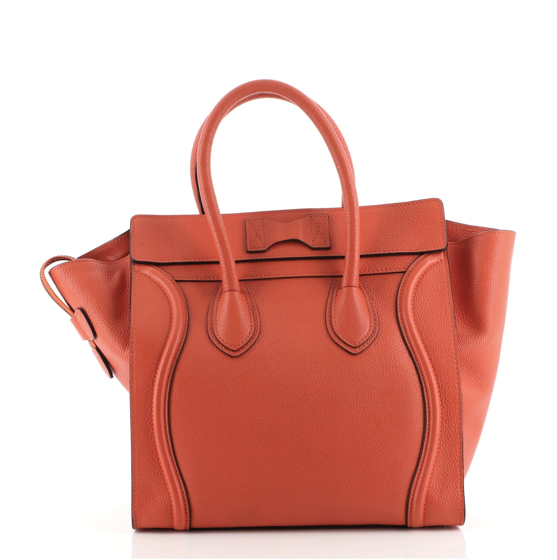 Luggage Bag Grainy Leather Mini