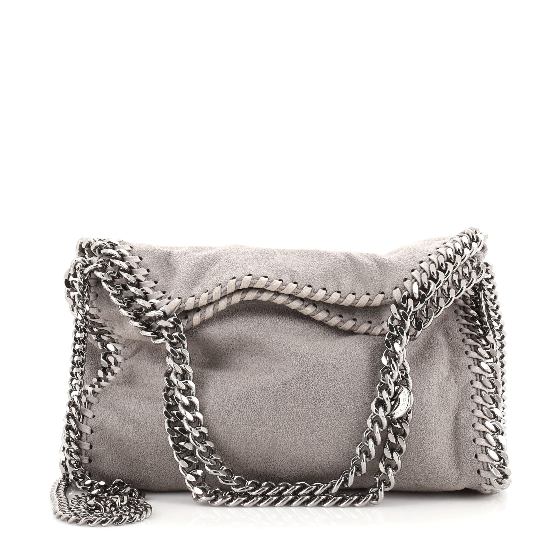 Falabella Fold Over Crossbody Bag Shaggy Deer Mini