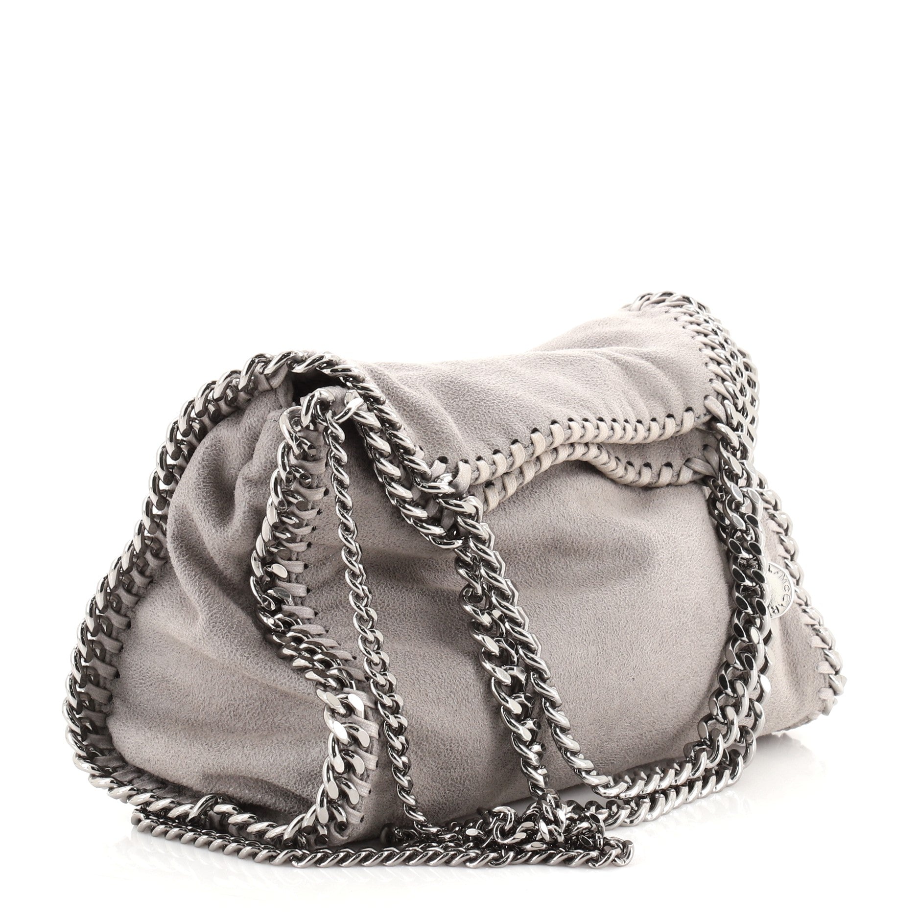 Falabella Fold Over Crossbody Bag Shaggy Deer Mini