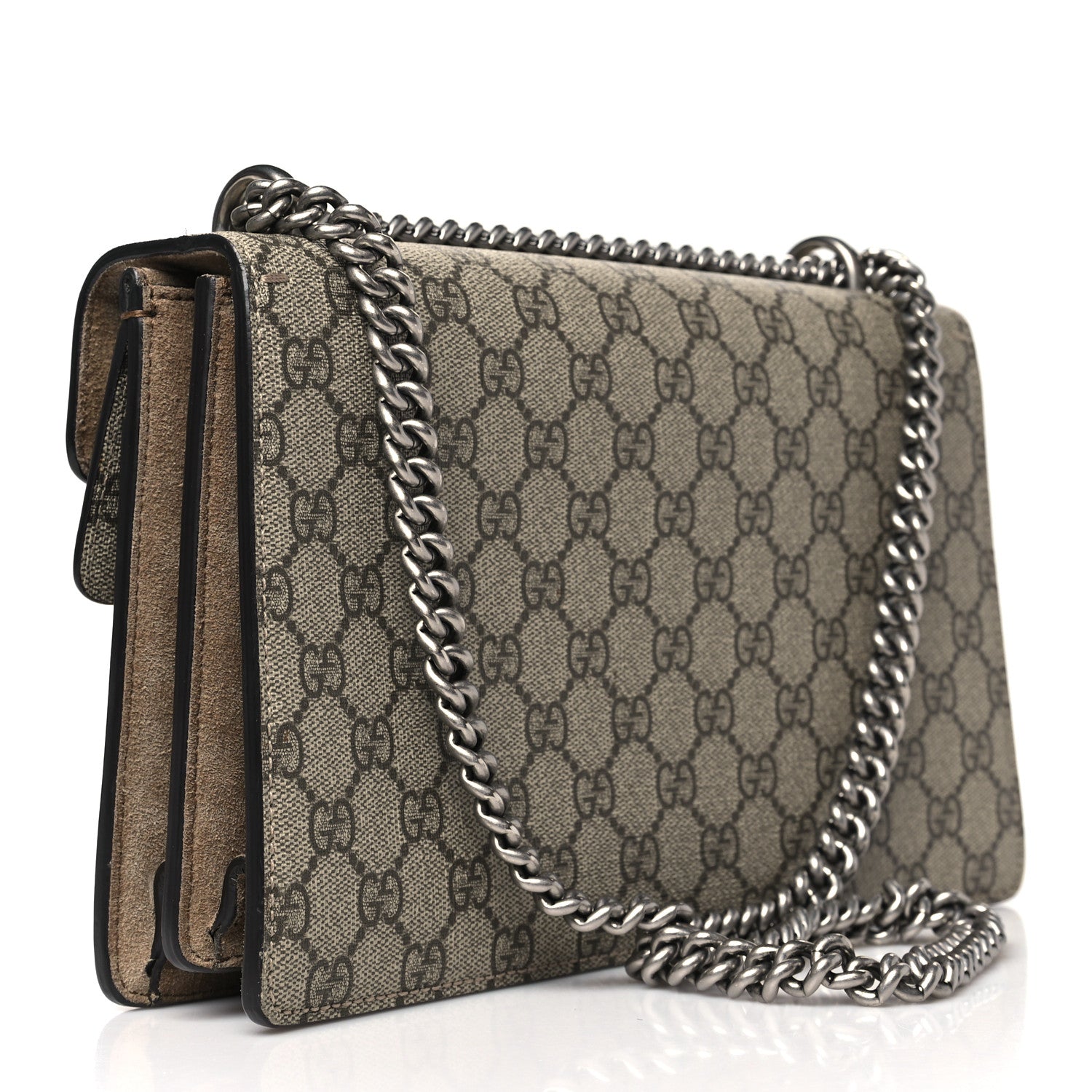 GG Supreme Monogram Small Dionysus Shoulder Bag Taupe