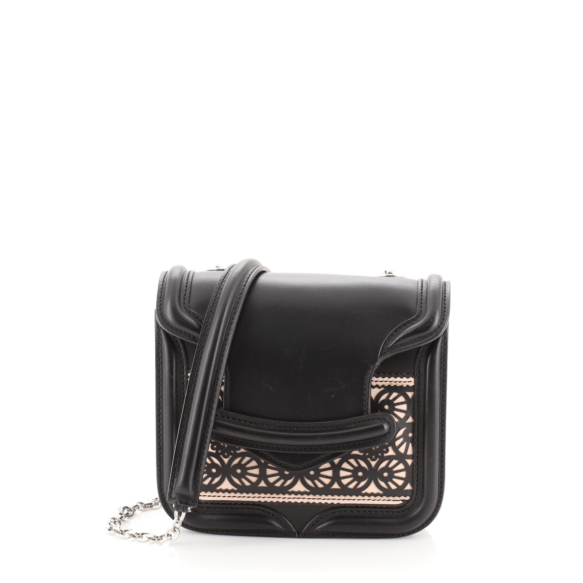 Heroine Satchel Laser Cut Leather Mini