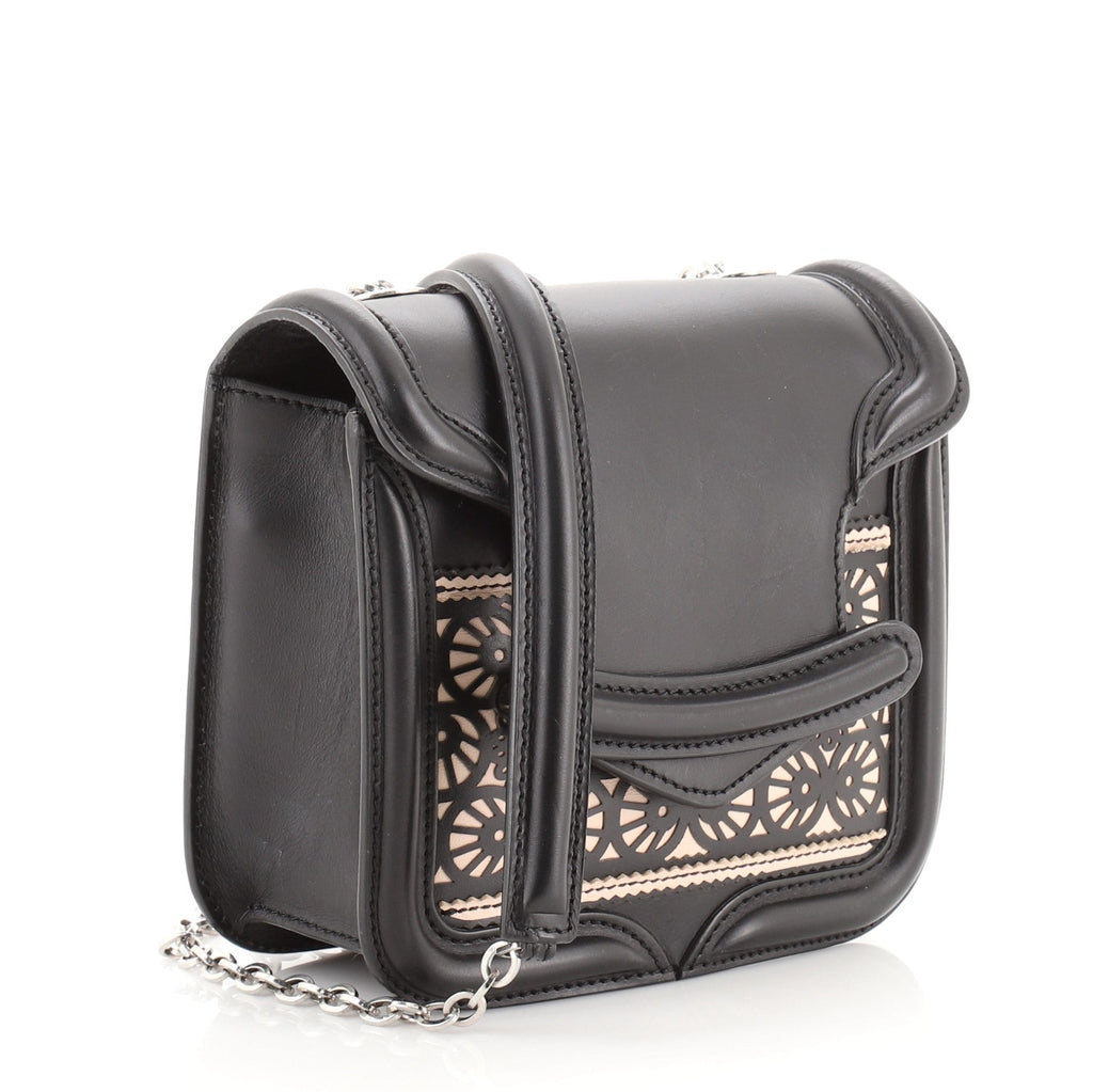 Heroine Satchel Laser Cut Leather Mini