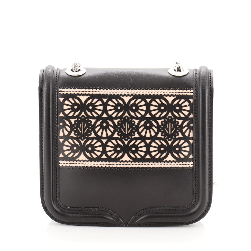 Heroine Satchel Laser Cut Leather Mini