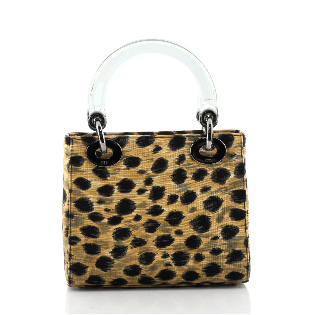 Vintage Lady Dior Bag Printed Canvas Mini