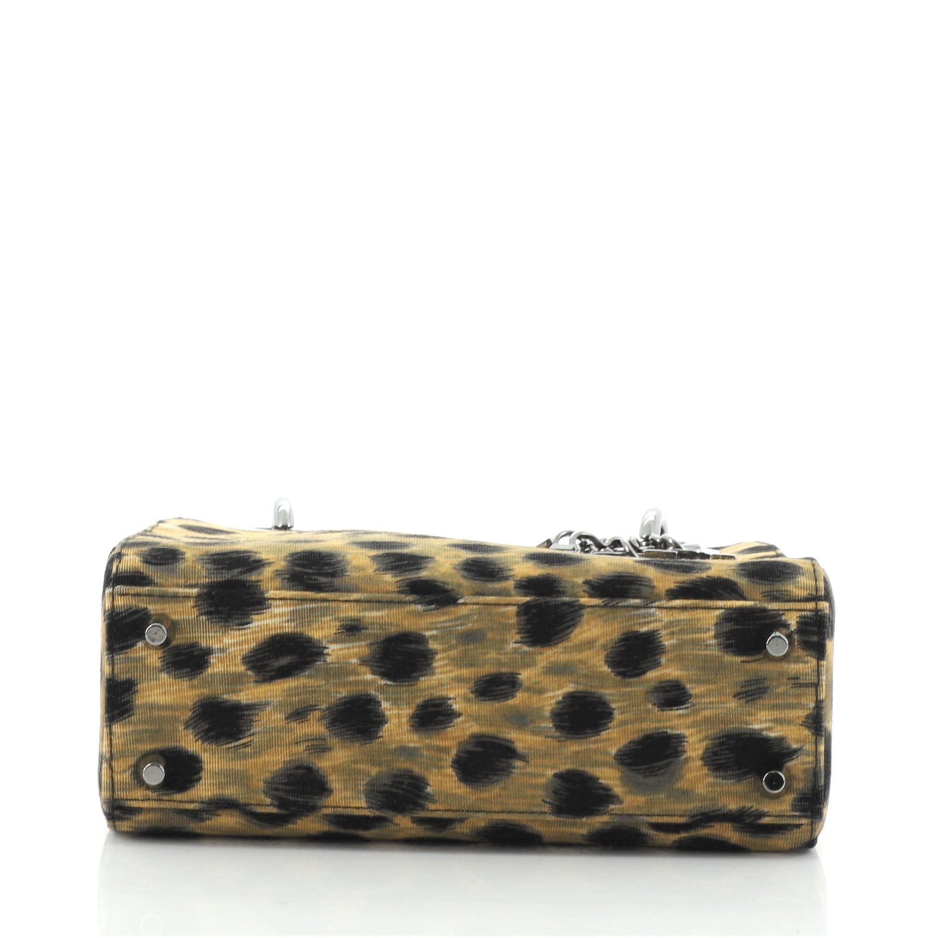 Vintage Lady Dior Bag Printed Canvas Mini