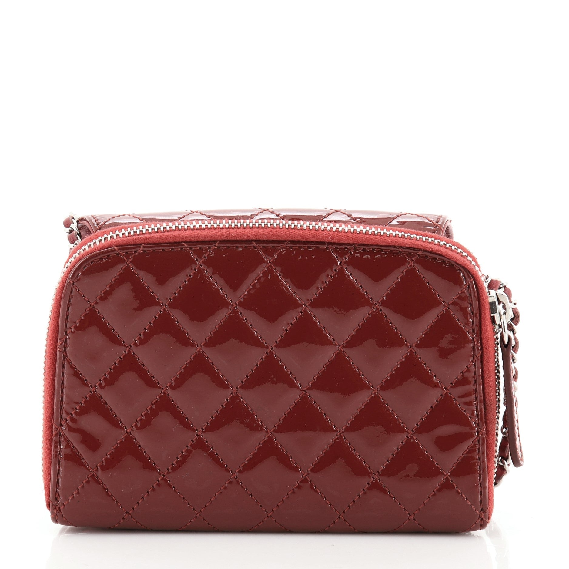 Brilliant Wallet Crossbody Bag Quilted Patent Leather Mini